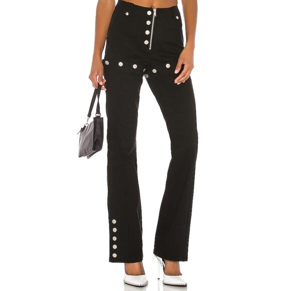 I.AM.GIA Dagger Pant in Black Women M Black Snap Convertible Shorts Versatile - Picture 1 of 11